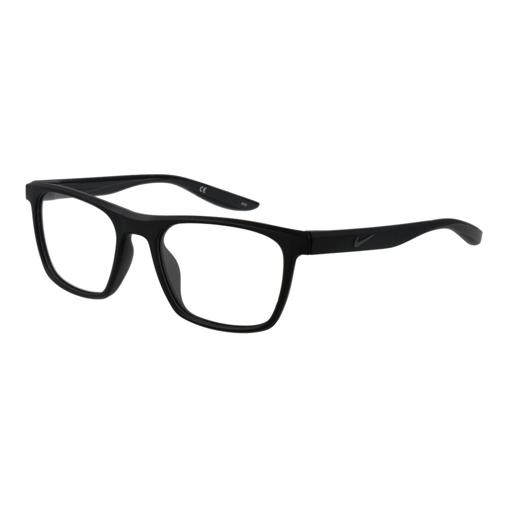 Nike Unisex Black Optical Frames – Square Full-Rim Design