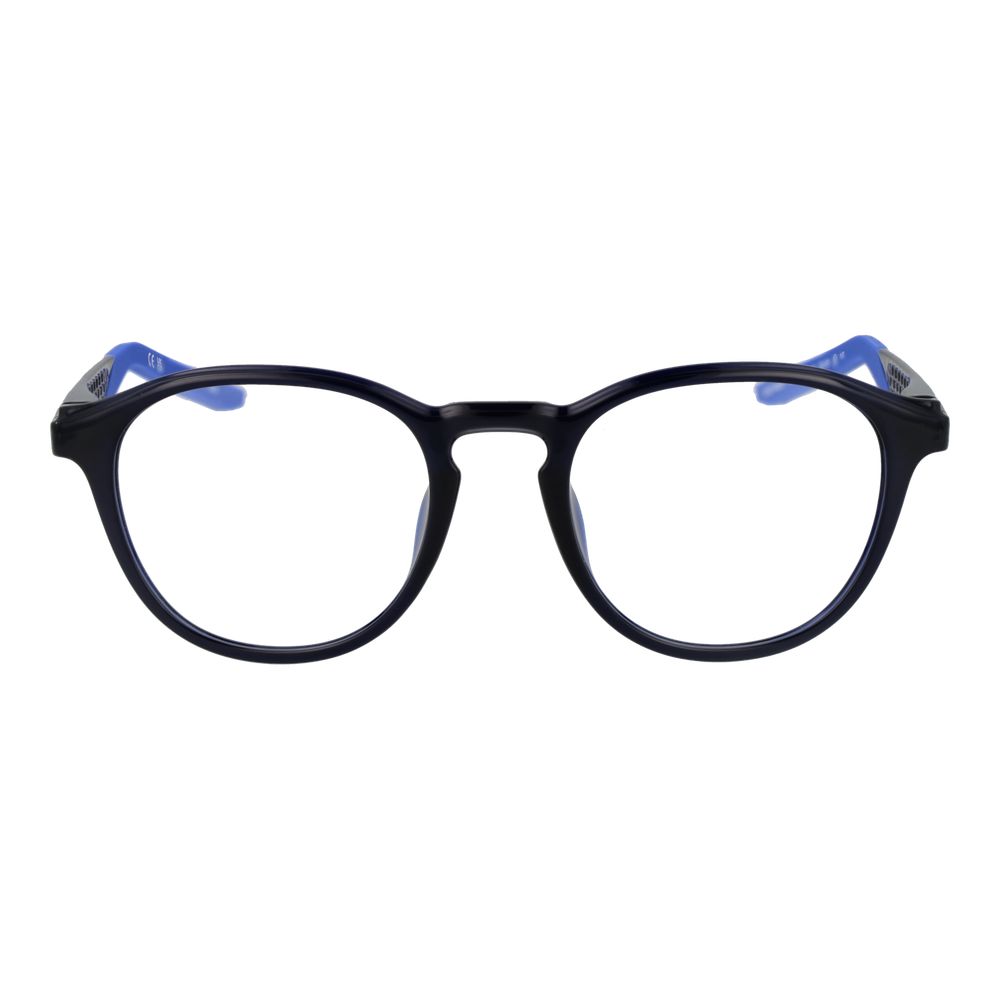 Nike Men’s Optical Glasses – Blue Round Frame, 50mm