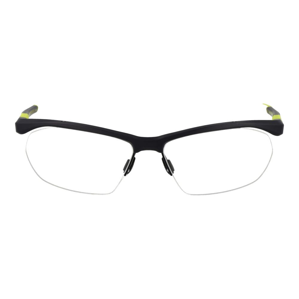 Nike Men's Optical Frames – Grey Half-Rim Design, 58mm