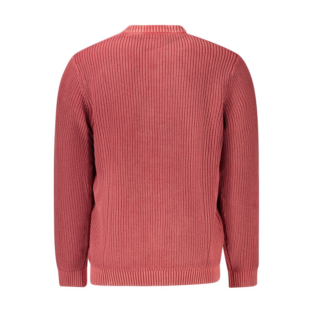 Pepe Jeans Red Cotton Jumper for Men