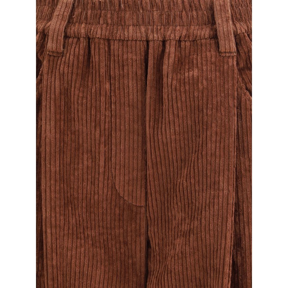 Brunello Cucinelli Velvet Pants - Luxurious Comfort and Style