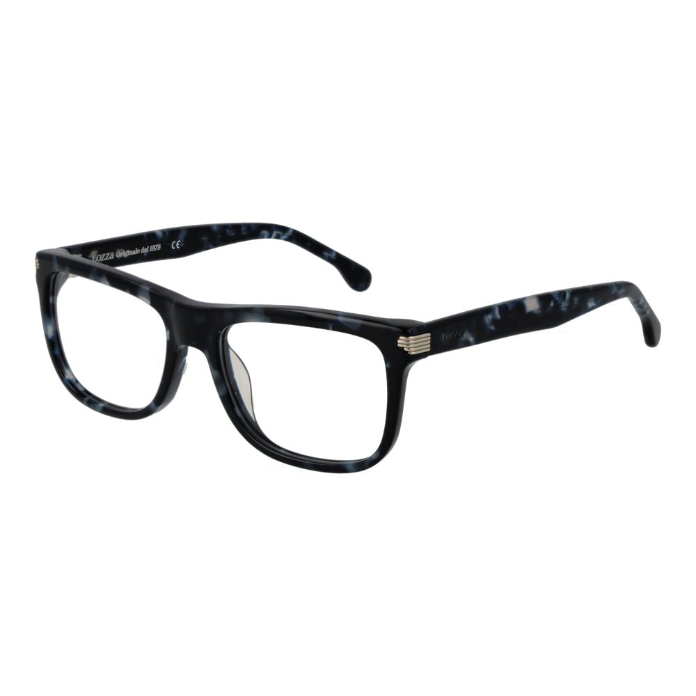 Lozza Blue Men’s Optical Frames – Full-Rim Rectangle Design