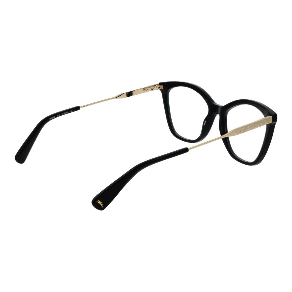 Longchamp Women’s Optical Glasses – Black Rectangle Frame, 54mm