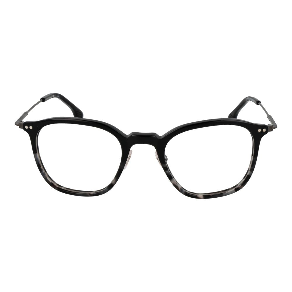 Lozza Black Unisex Optical Frames – Square Full-Rim Design
