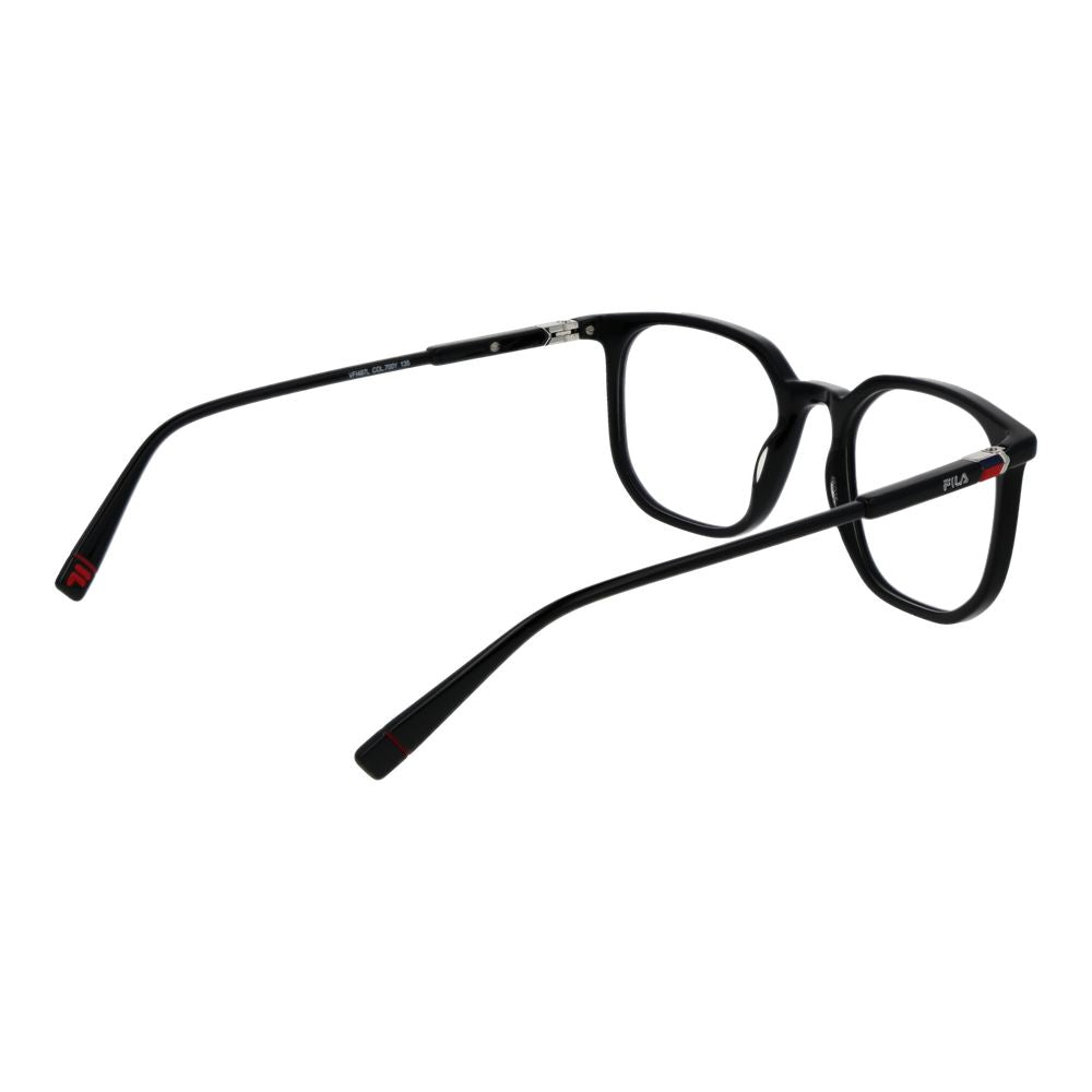 Fila Unisex Optical Glasses – Black Square Frame, 49mm