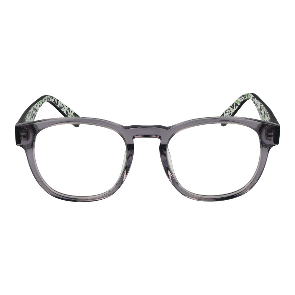 Fila Unisex Optical Frames – Grey Round Demo Lens Glasses