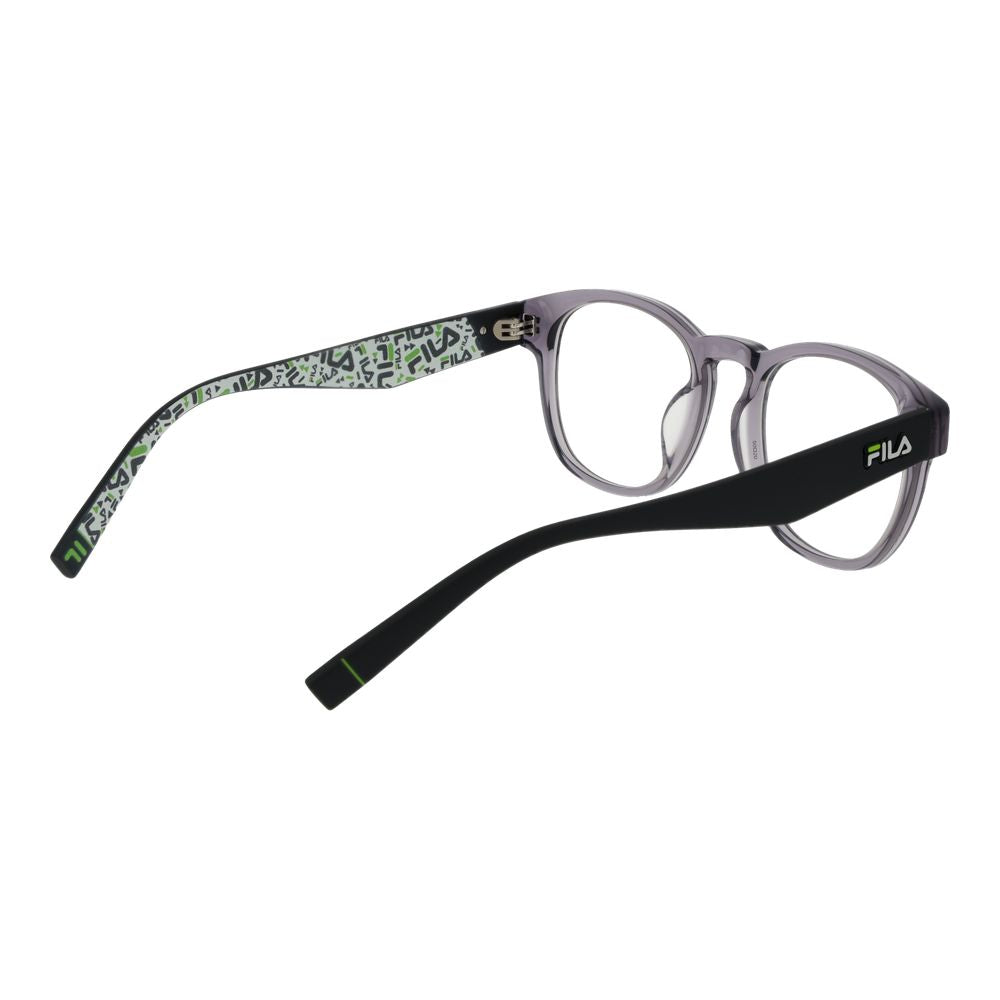 Fila Unisex Optical Frames – Grey Round Demo Lens Glasses