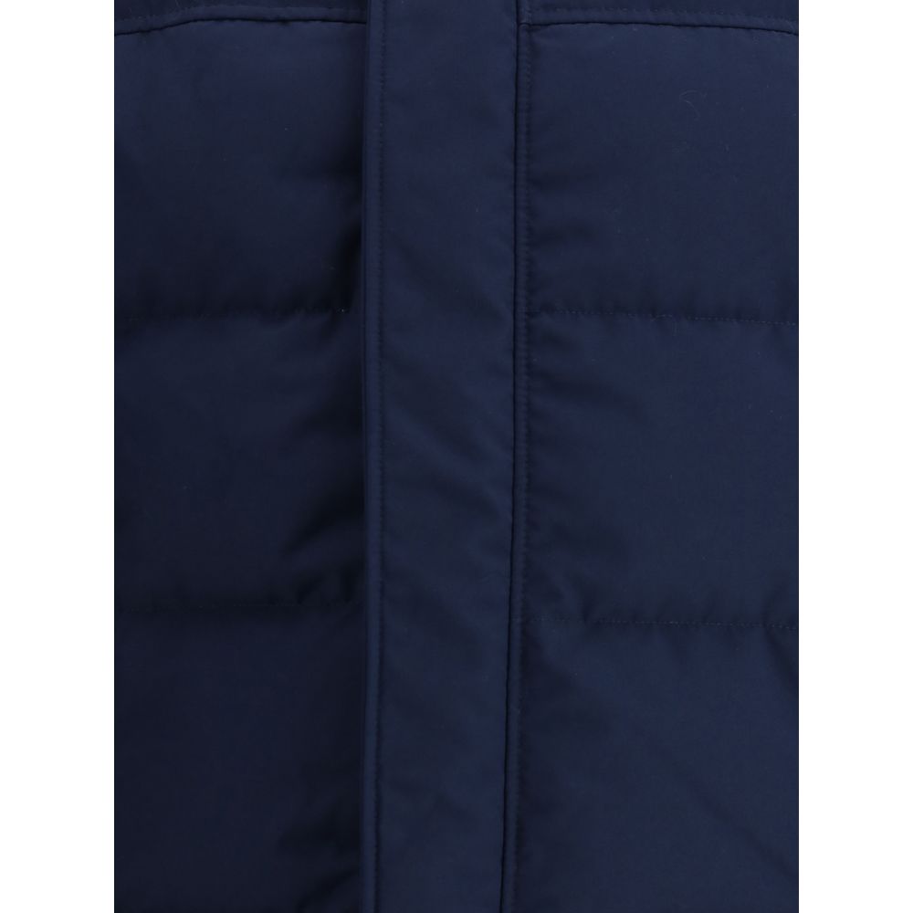 Canada Goose Navy Macmillan Hooded Parka for Men