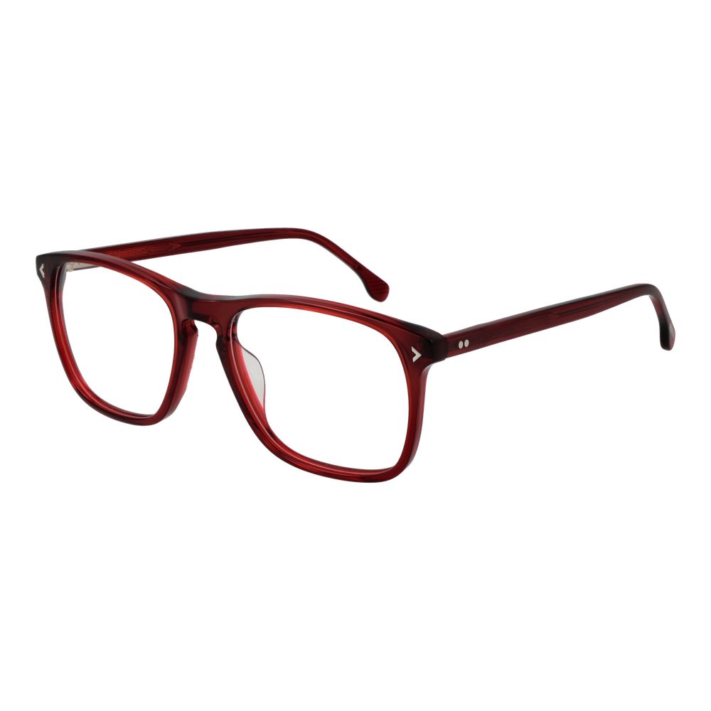 Lozza Men’s Optical Frames – Red Square Full-Rim