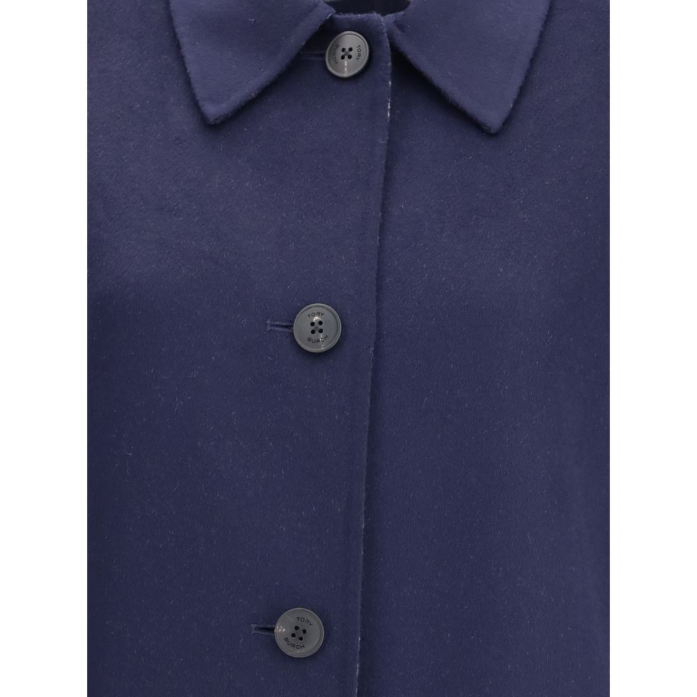 Tory Burch Reversible Double-Face Wool Coat