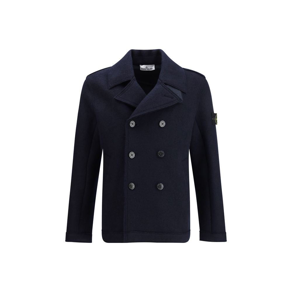 Stone Island Wool Felt Coat