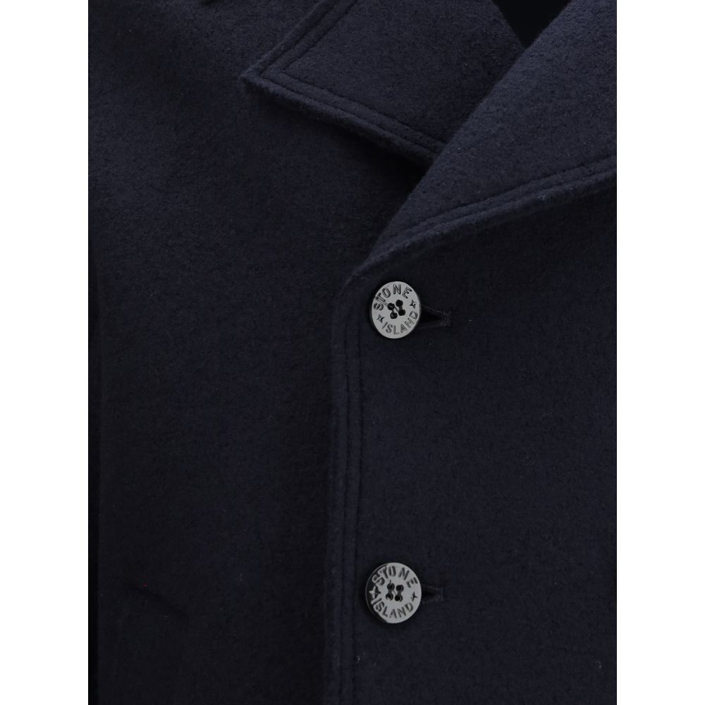 Stone Island Wool Felt Coat