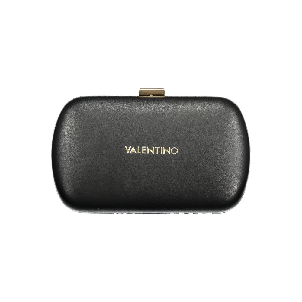 Mario Valentino Black Polyethylene Handbag - Elegance Redefined