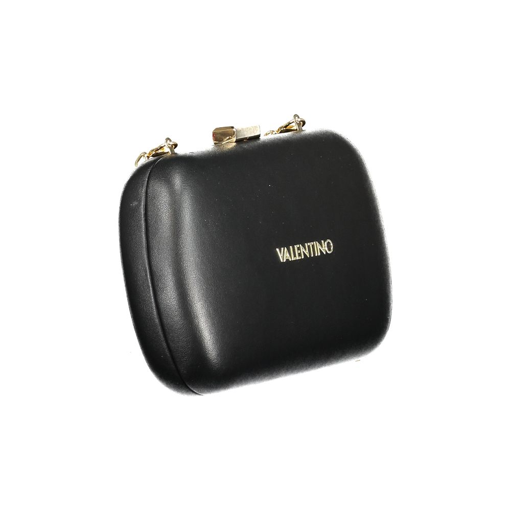 Mario Valentino Black Polyethylene Handbag - Elegance Redefined