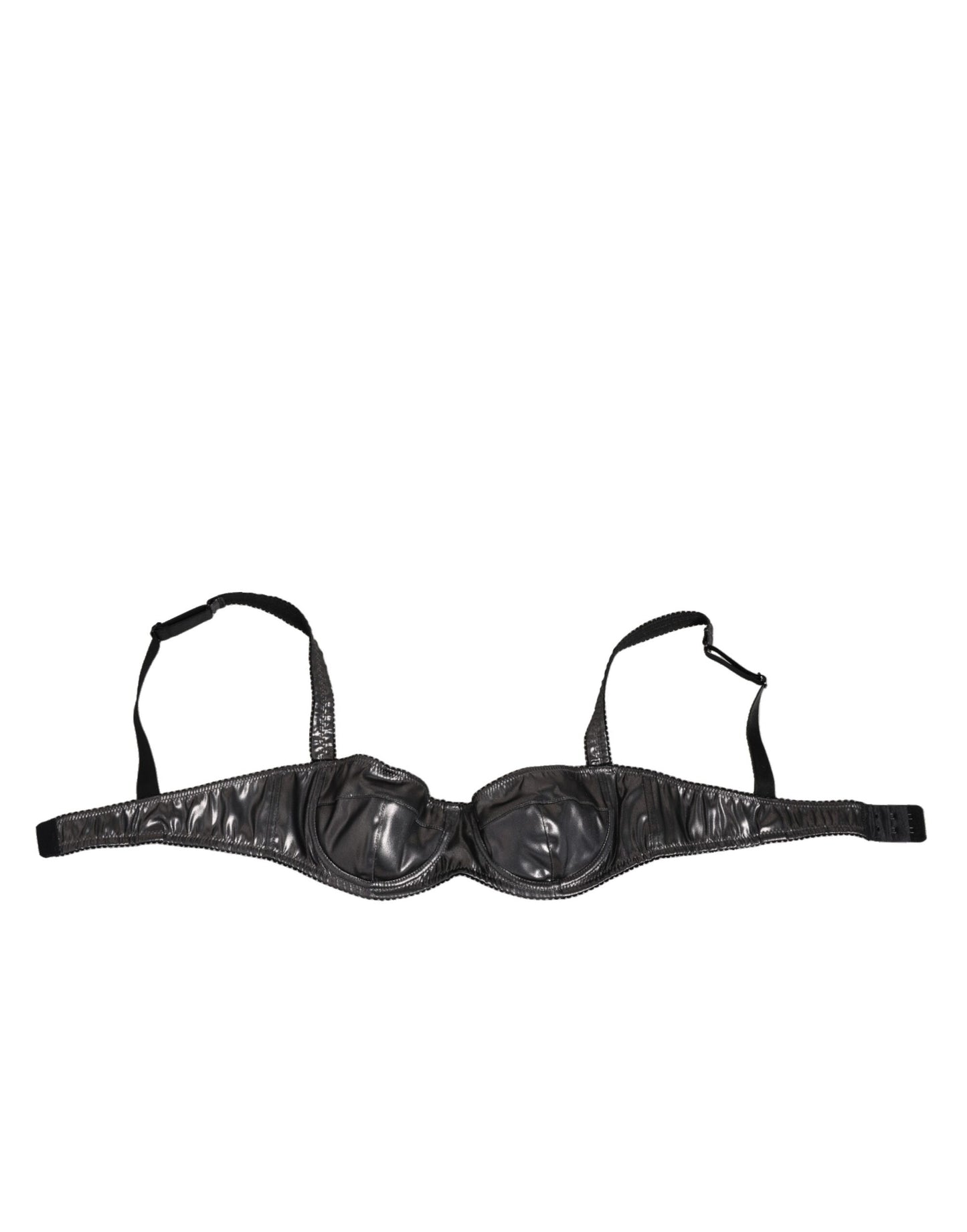 Dolce & Gabbana Black Acetate Stretch Balconette Bra