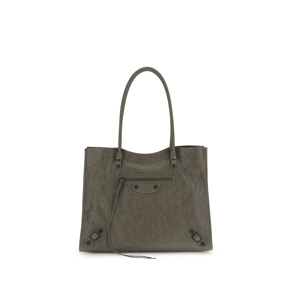 Balenciaga Le City Tote Bag - Soft Arena Lambskin Leather