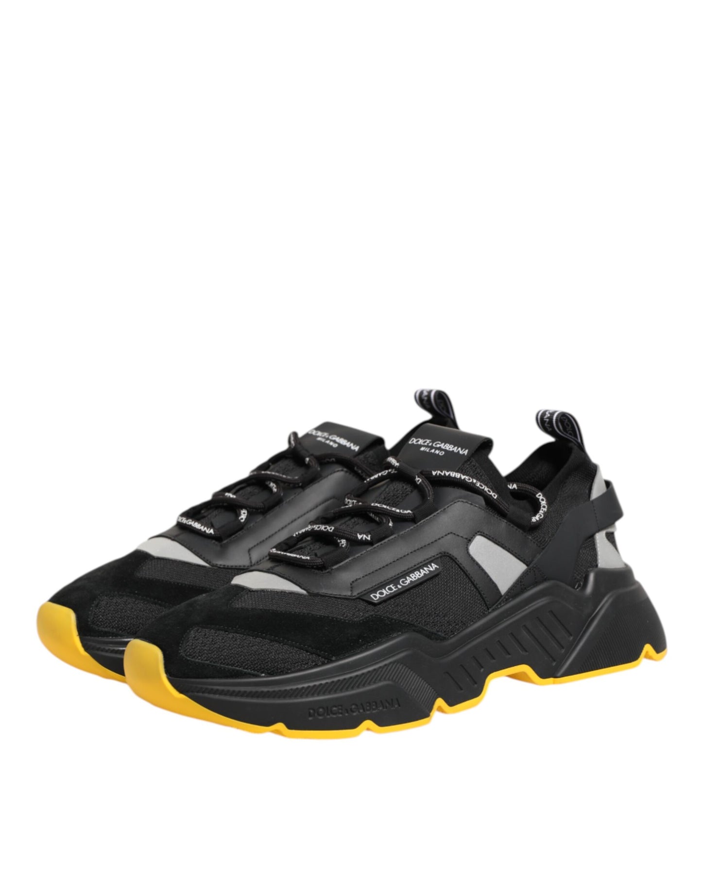 Dolce & Gabbana Black Daymaster Low Top Men's Sneakers