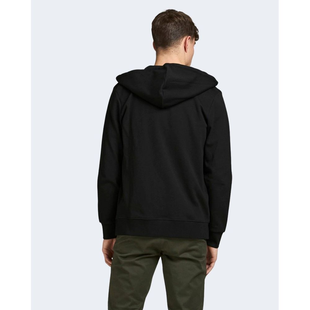 Jack & Jones Black Cotton Hoody - Essential Menswear