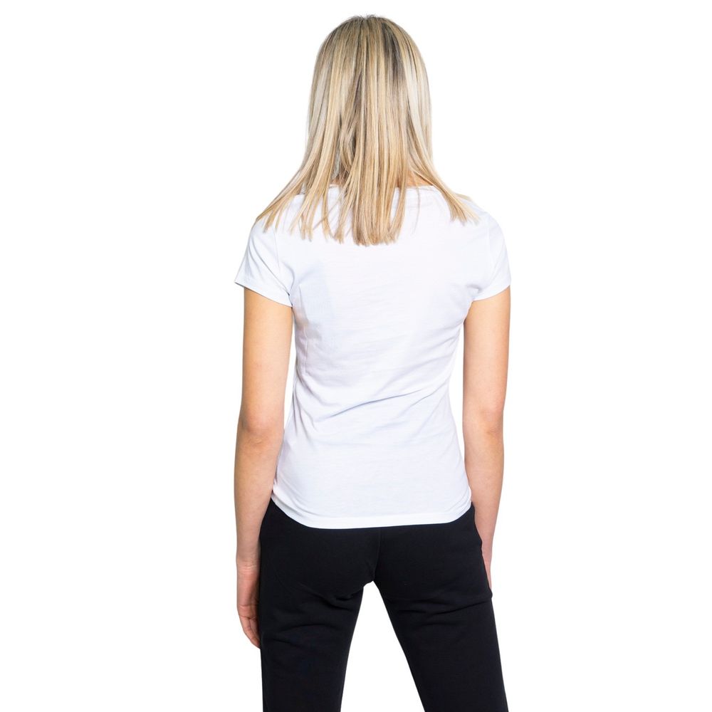 Armani Exchange White Cotton T-Shirt for Women