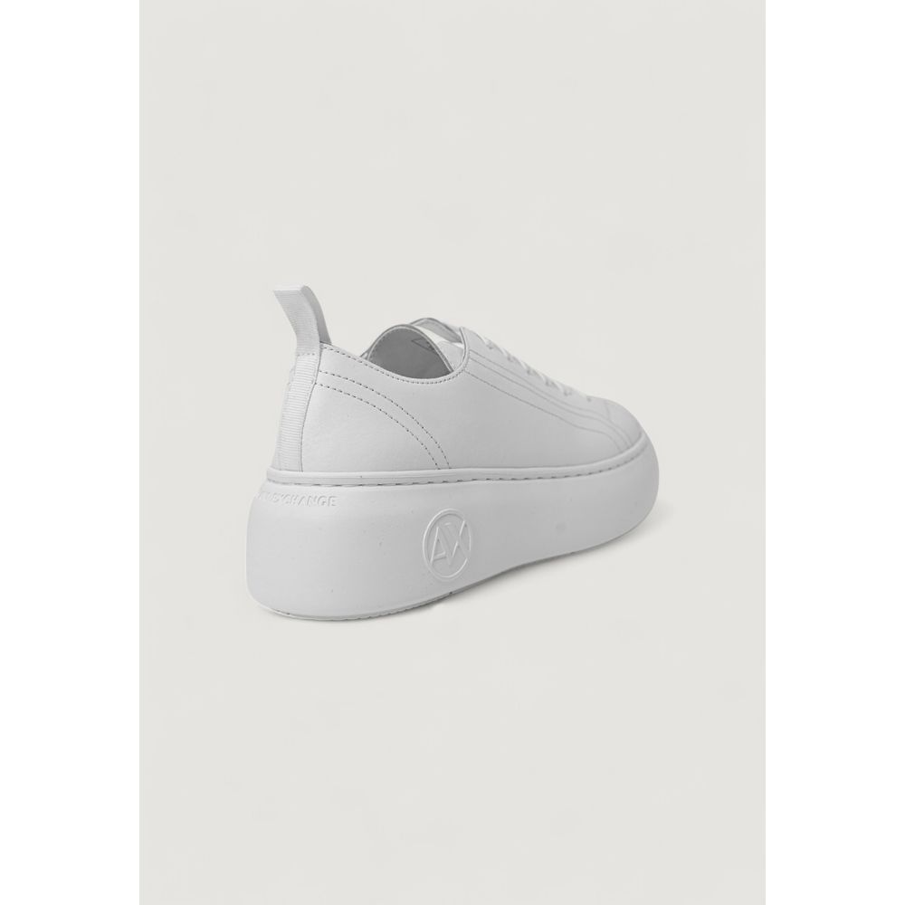 Armani Exchange White Leather Sneaker XDX043 XCC64
