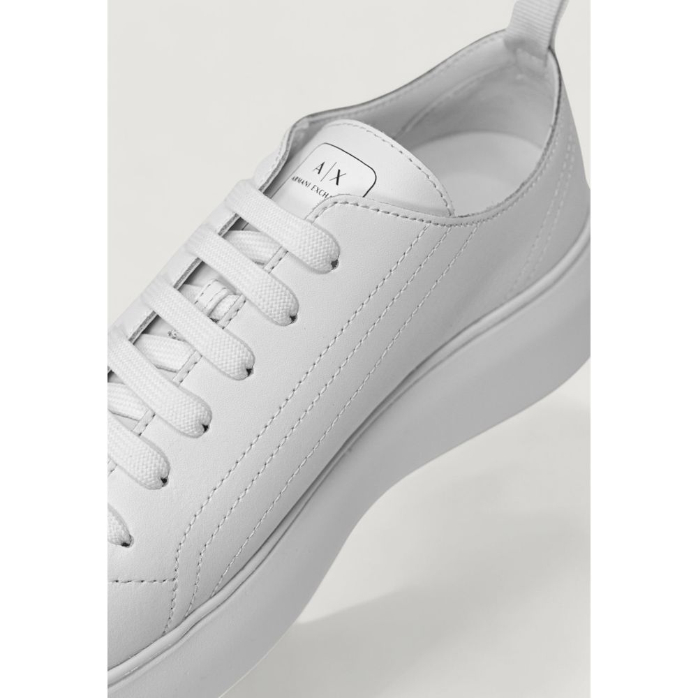 Armani Exchange White Leather Sneaker XDX043 XCC64