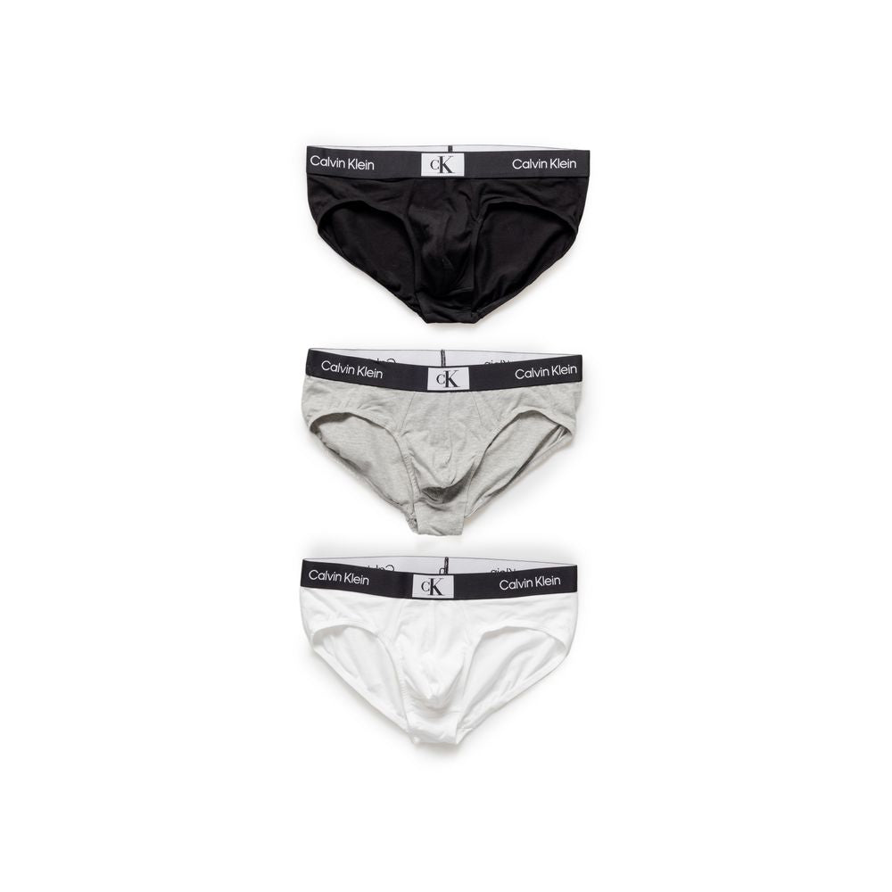 Calvin Klein Underwear White Cotton HIP BRIEF - 3 Pack