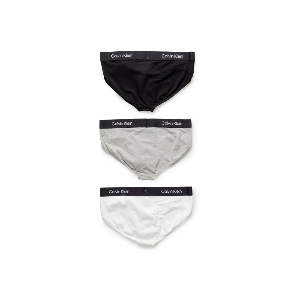 Calvin Klein Underwear White Cotton HIP BRIEF - 3 Pack