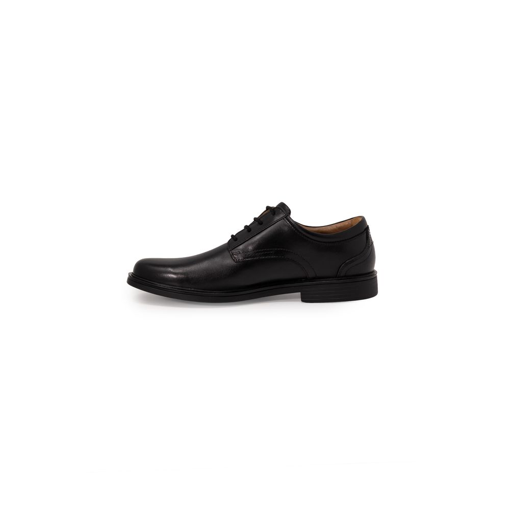 Clarks Un Aldric Lace Black Leather Oxfords and Derby Shoes