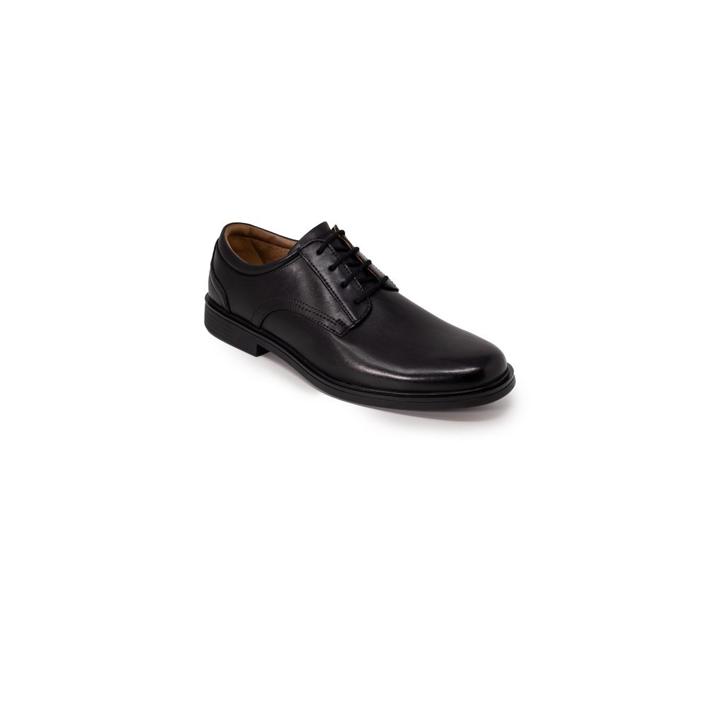 Clarks Un Aldric Lace Black Leather Oxfords and Derby Shoes