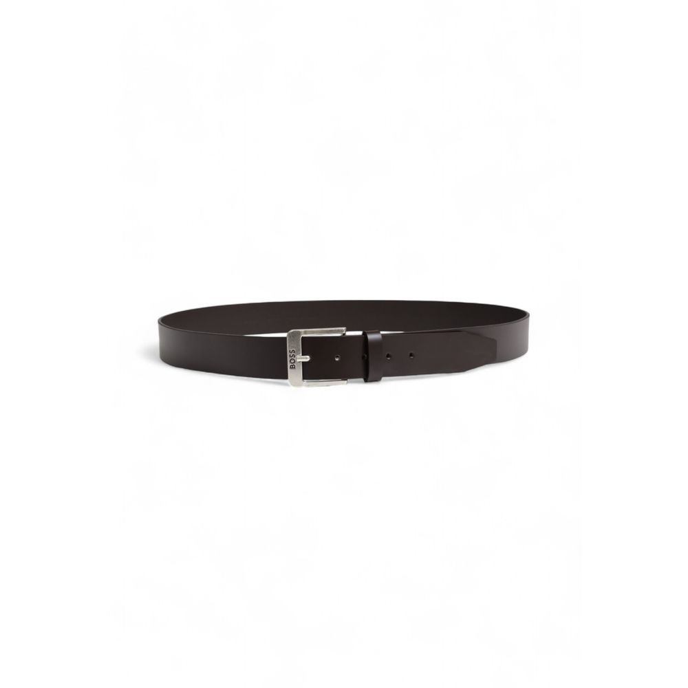 Hugo Boss Brown Leather Belt - Timeless Elegance for Every Occasion