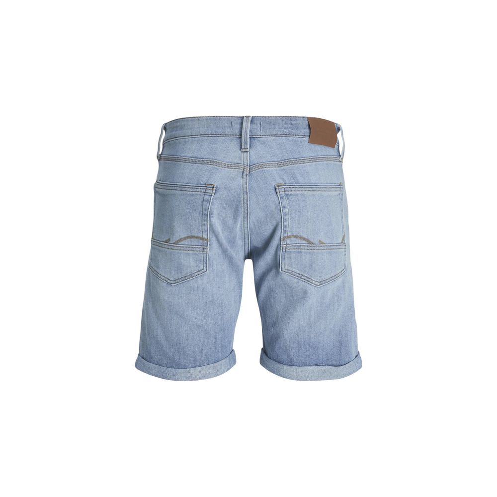 Jack & Jones Light Blue Cotton Bermuda Shorts