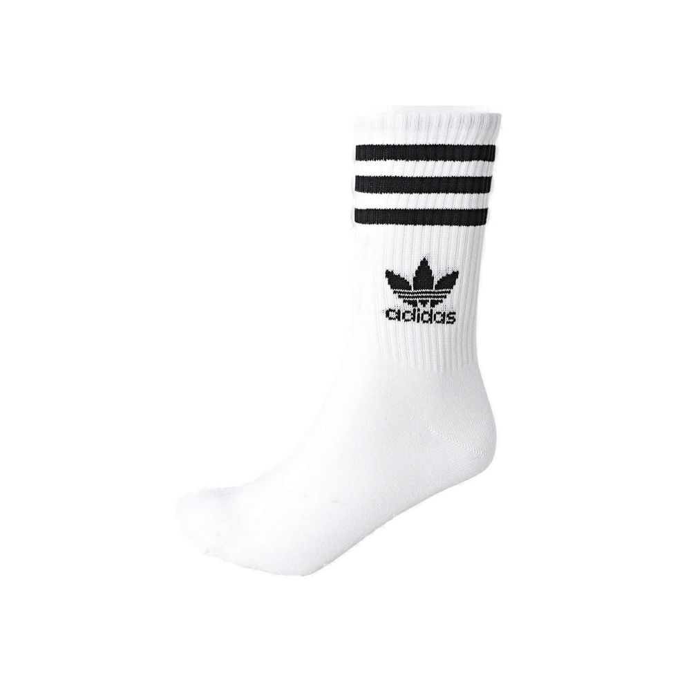 Adidas White Cotton Socks for Men