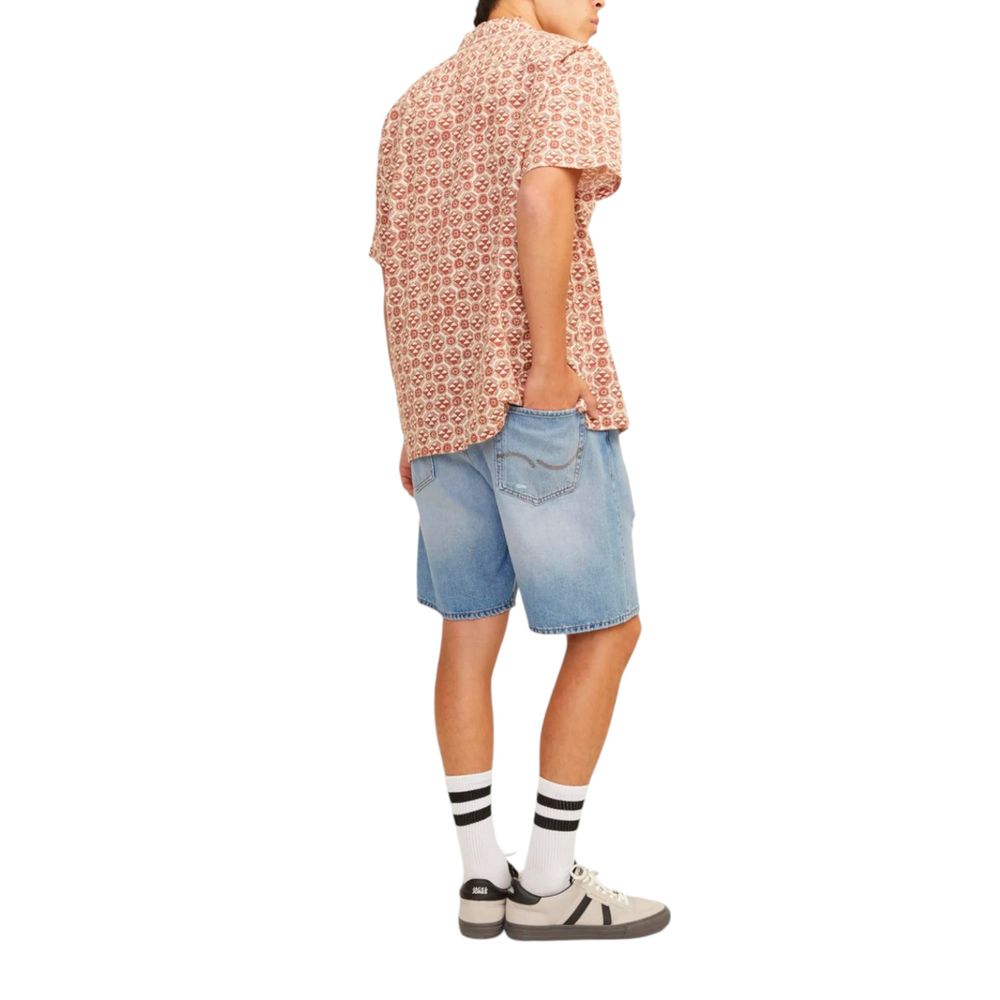 Jack & Jones Light Blue Cotton Bermuda Shorts