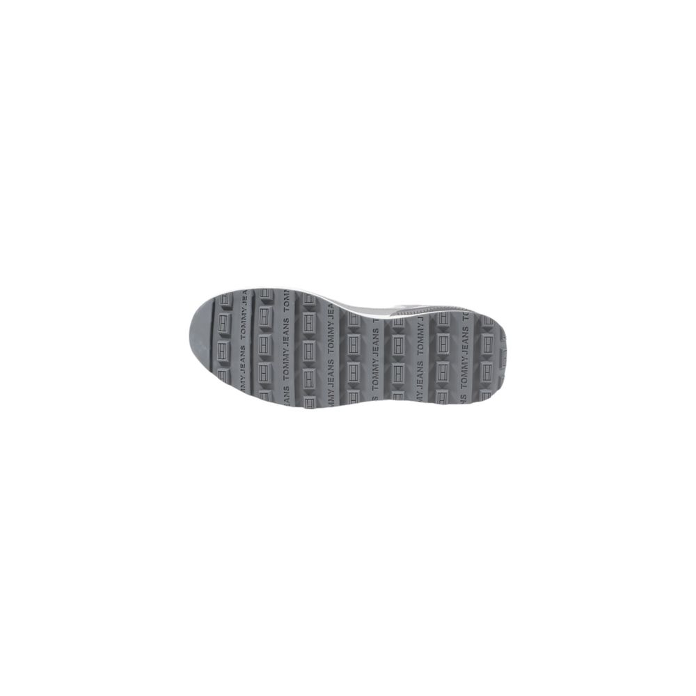 Tommy Hilfiger Jeans Gray Suede Leather Sneaker