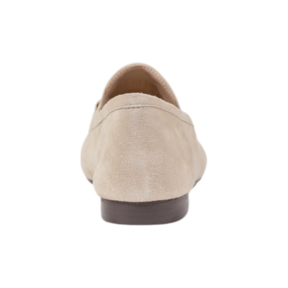 Guess Beige Leather Platform Loafers