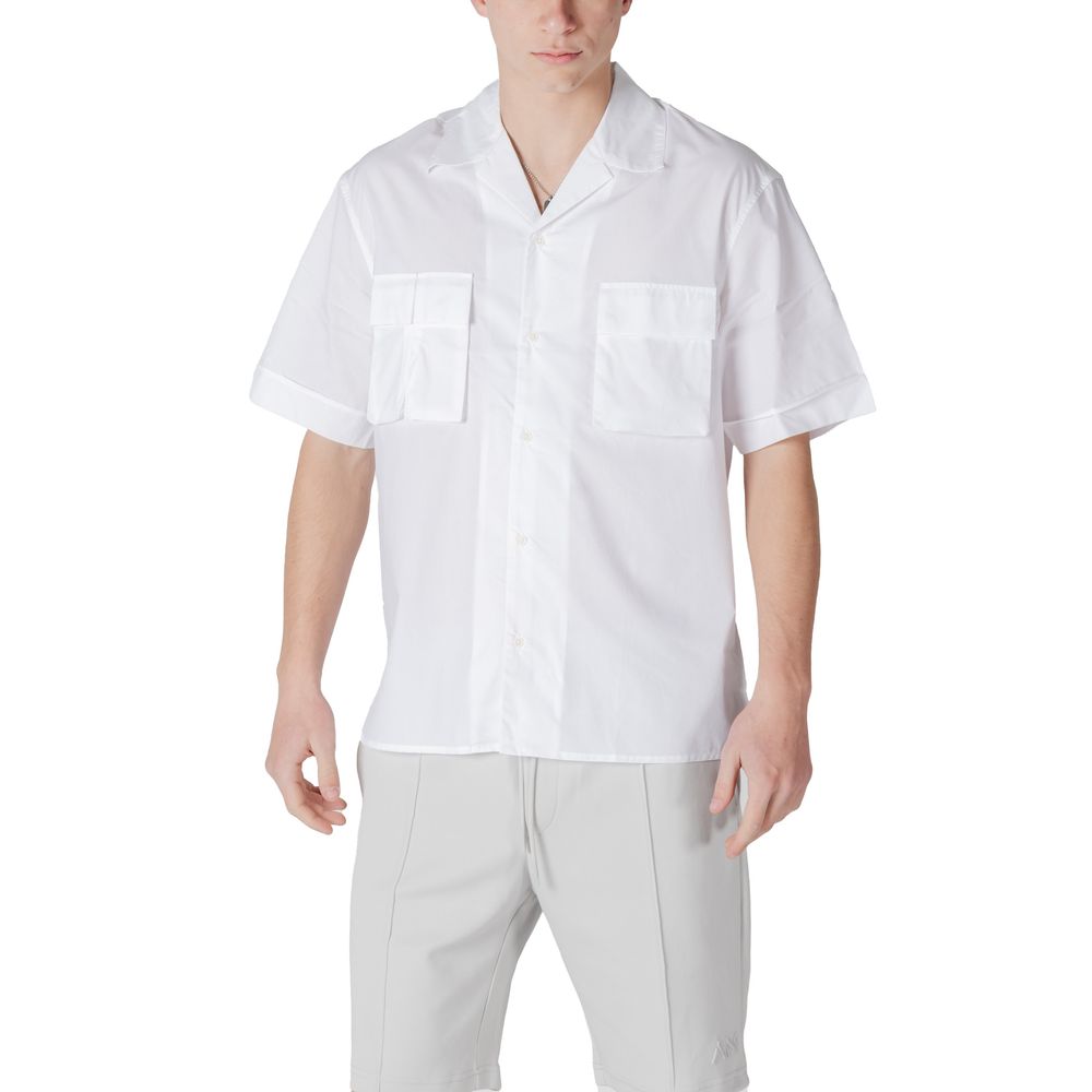 Antony Morato GRANADA White Lyocell Shortsleeve Shirt