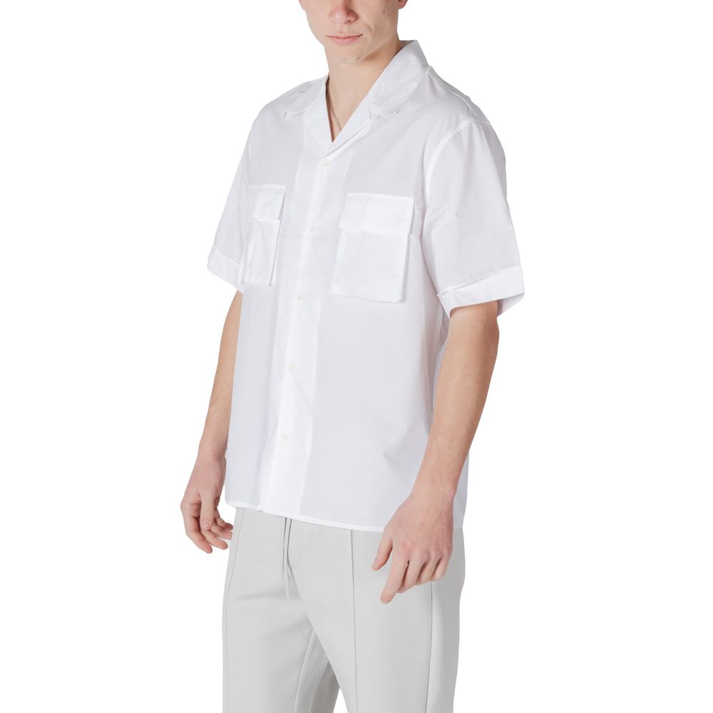 Antony Morato GRANADA White Lyocell Shortsleeve Shirt