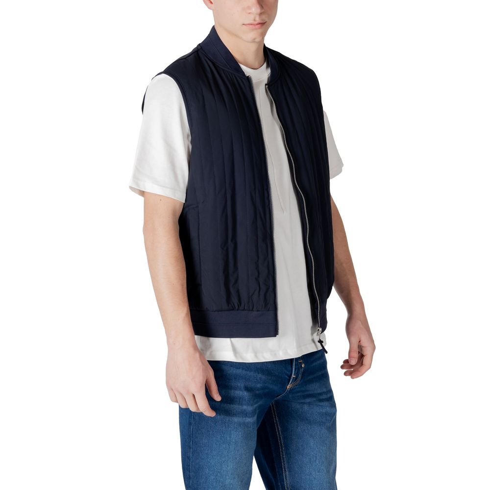 Antony Morato Blue Cotton Jacket & Coat