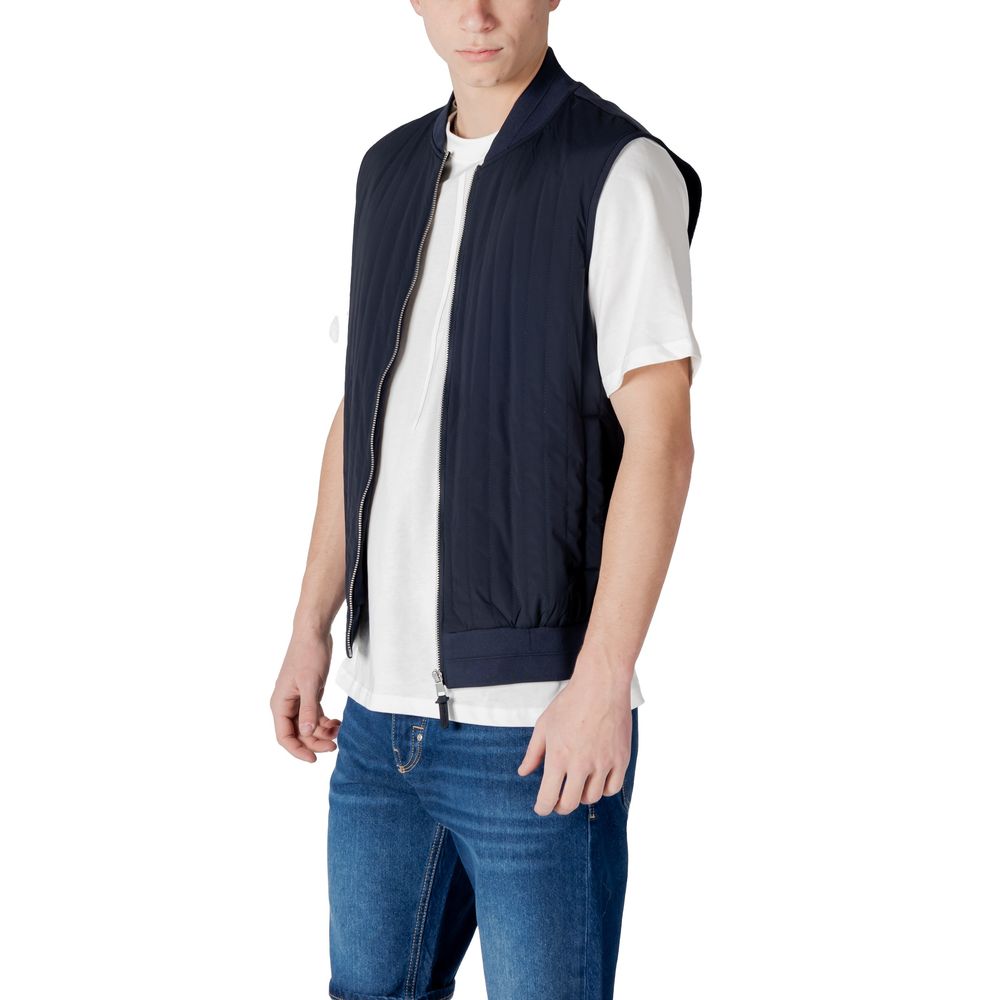 Antony Morato Blue Cotton Jacket & Coat