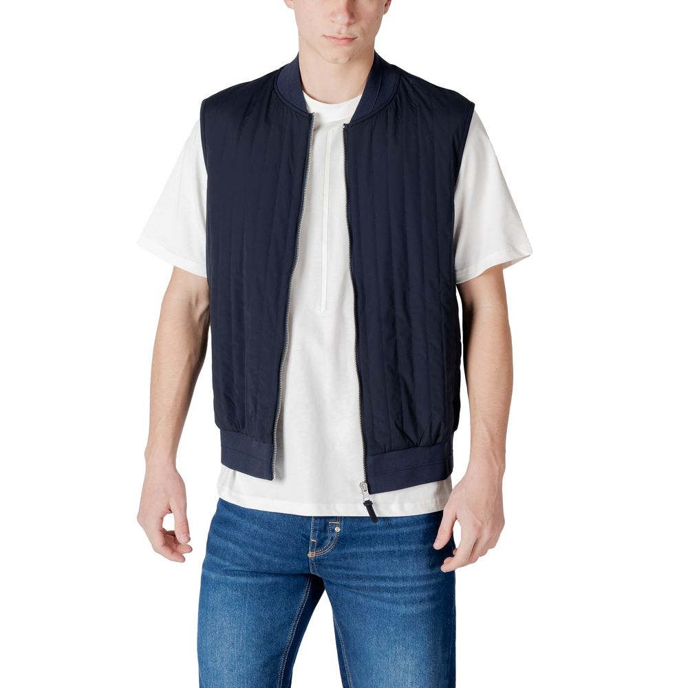 Antony Morato Blue Cotton Jacket & Coat