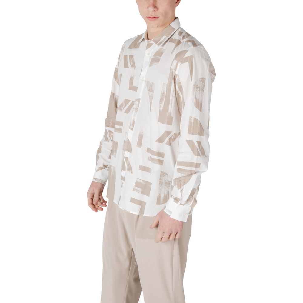 Antony Morato Beige Viscose Shirt
