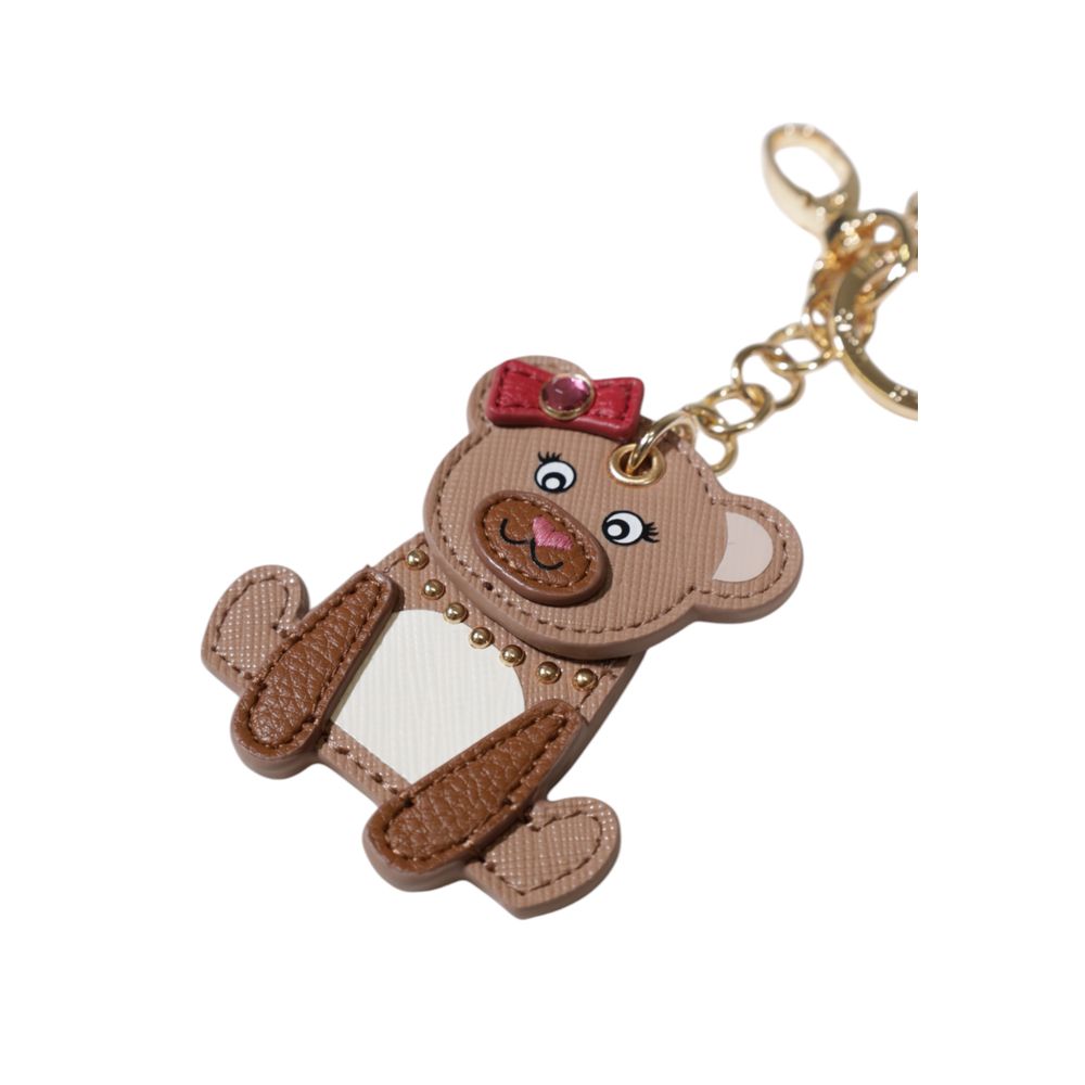 Liu Jo Beige Polyethylene Keychain - Chic Accessory for the Modern Woman