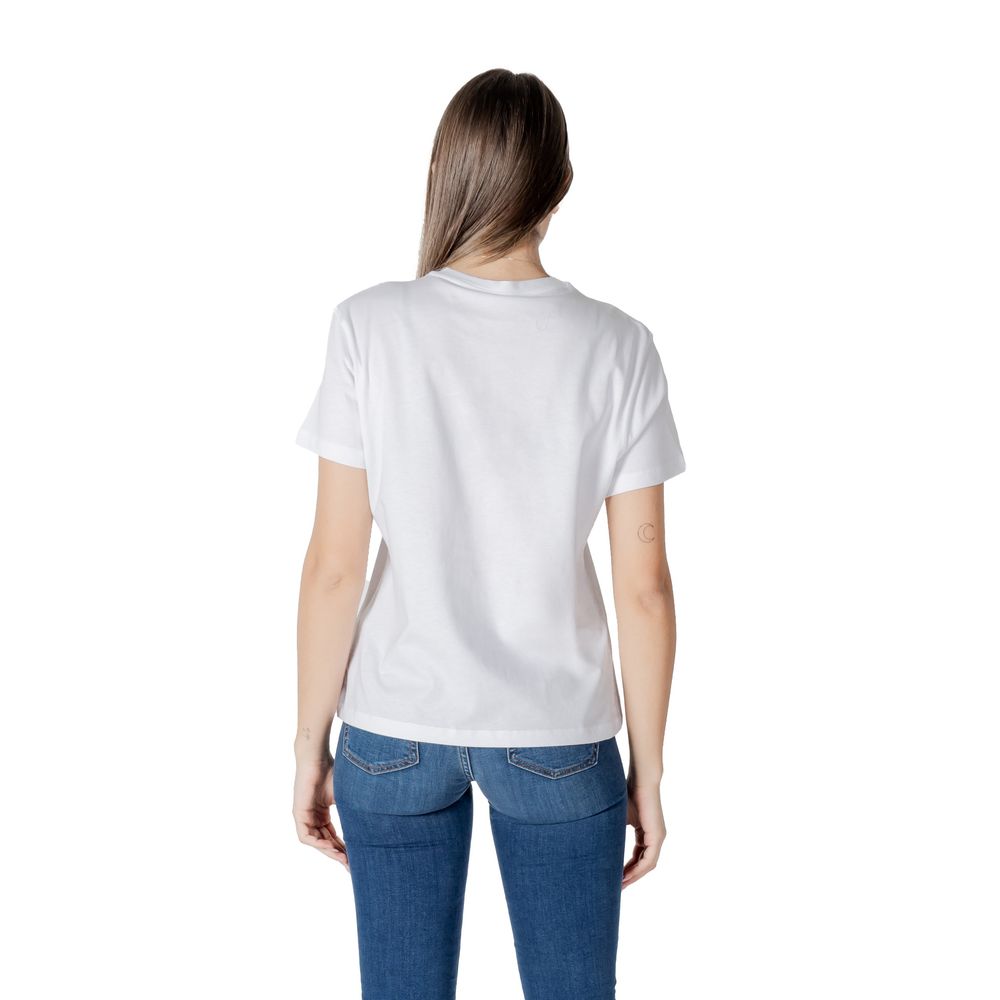 Liu Jo White Cotton T-Shirt - Elegant Staple for Every Occasion