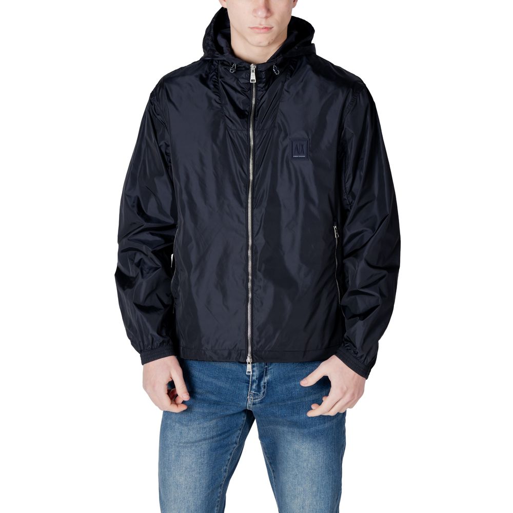 Armani Exchange Men's Blue Polyamide Jacket XM000342 AF12285