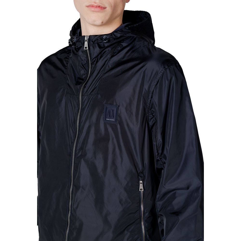 Armani Exchange Men's Blue Polyamide Jacket XM000342 AF12285