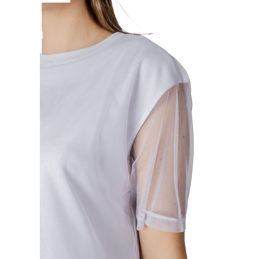 Armani Exchange White Cotton T-Shirt - Model XW000541 AF10359