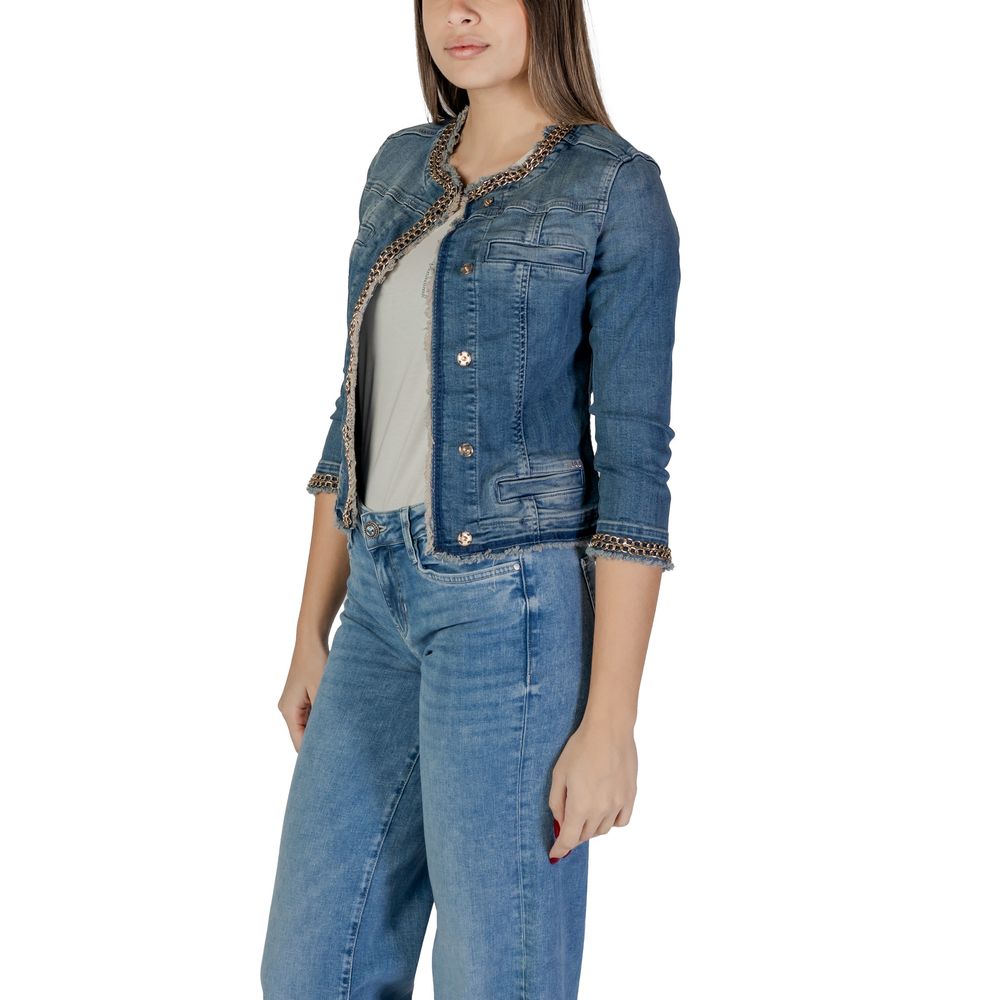 Liu Jo KATE Light Blue Cotton Jacket