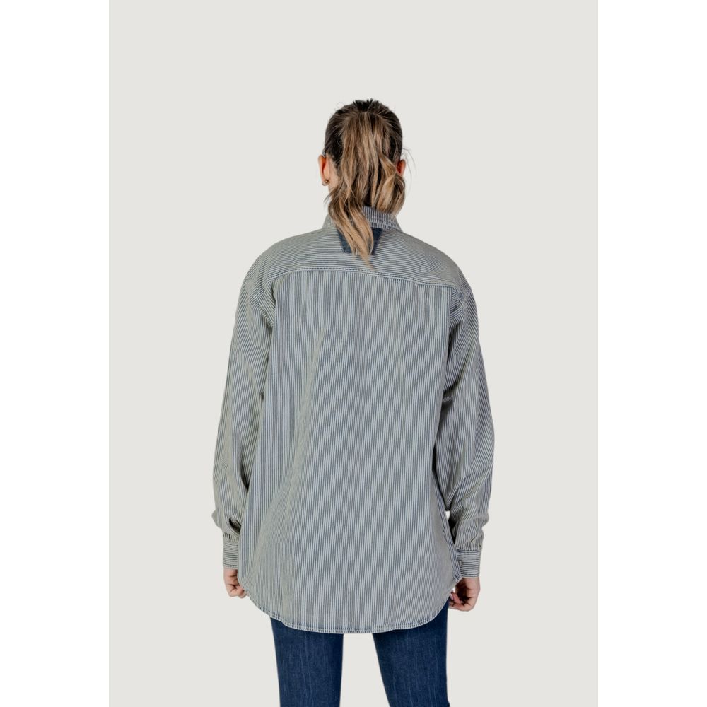 Replay Blue Cotton Shirt