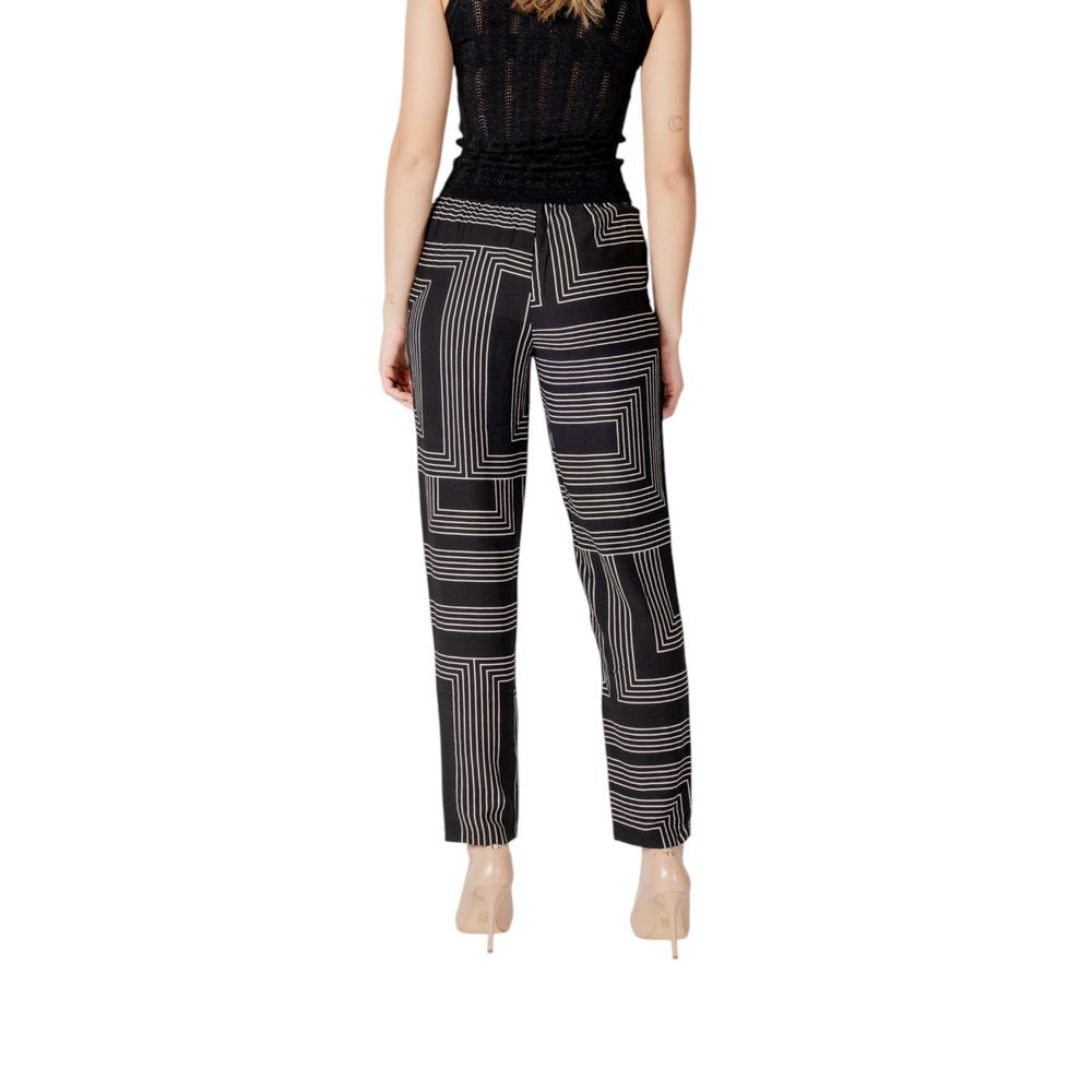 Jacqueline De Yong Black Viscose Palazzo Pants