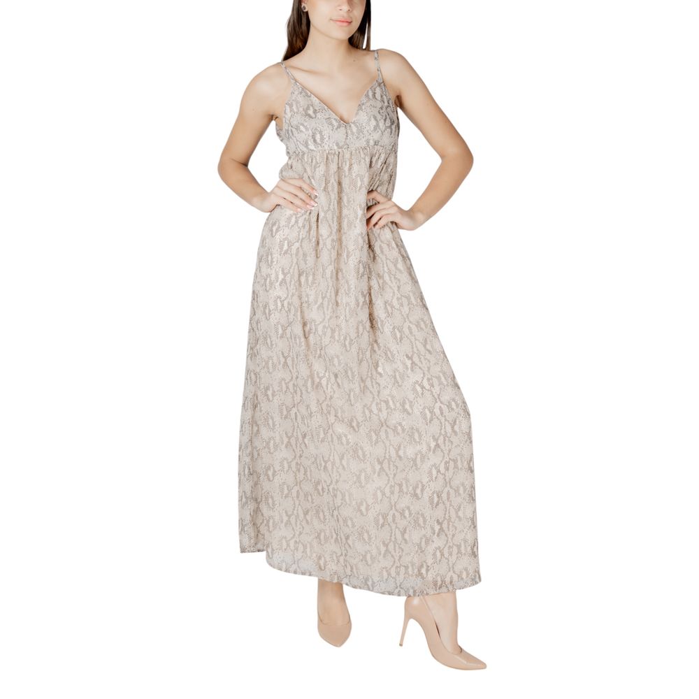 Only Onlsadia Life Strap Bow Maxi Wvn Long Dress